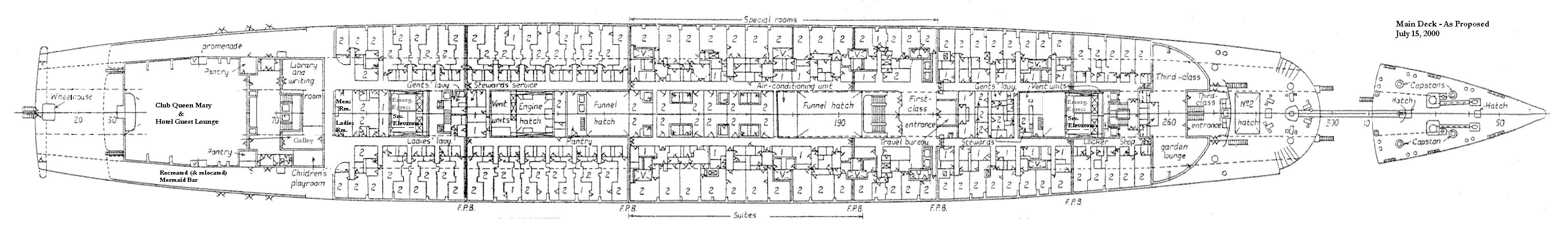 Queen Mary Deck by Deck